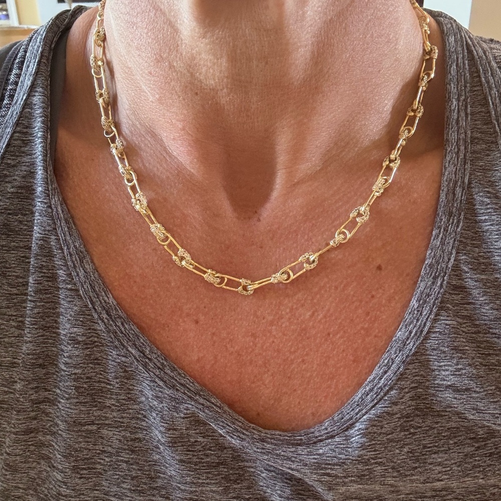 Melinda Maria Safety Pin Necklace